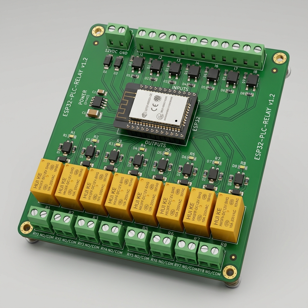 ESP32 PLC Industrial Controller